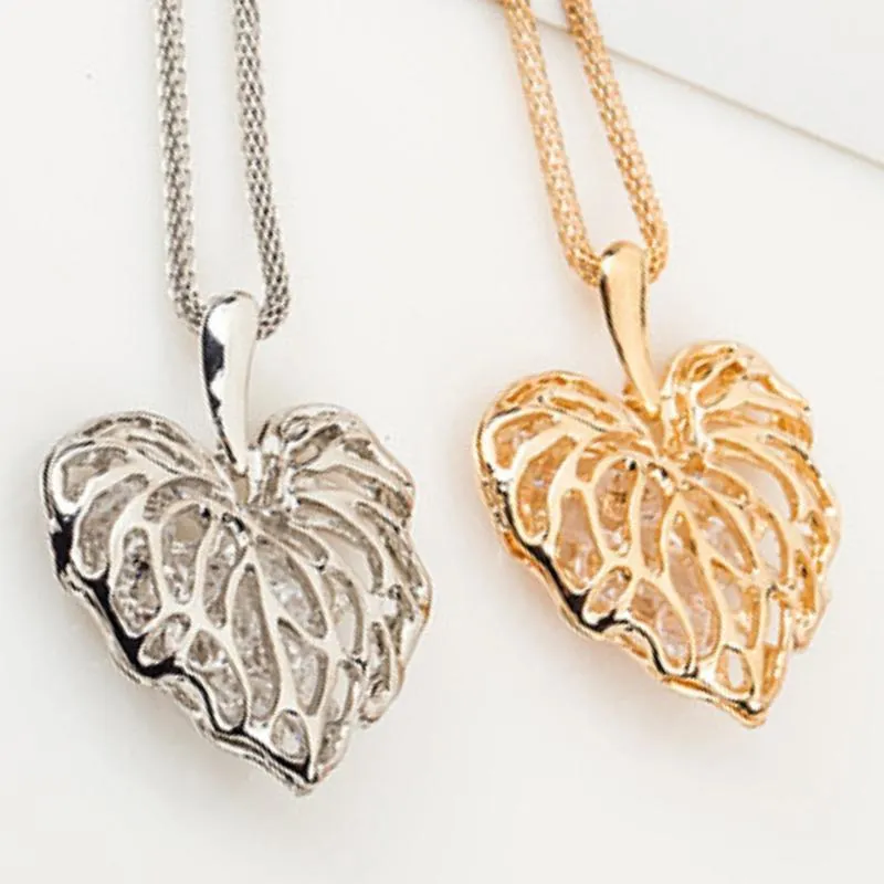 Hole Hearted Gold or Silver Necklace