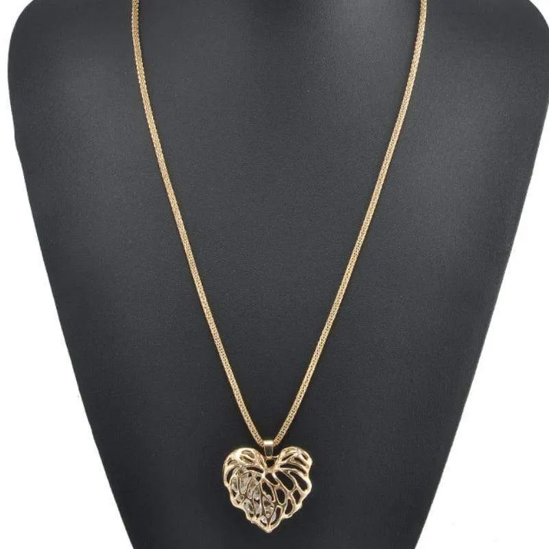 Hole Hearted Gold or Silver Necklace