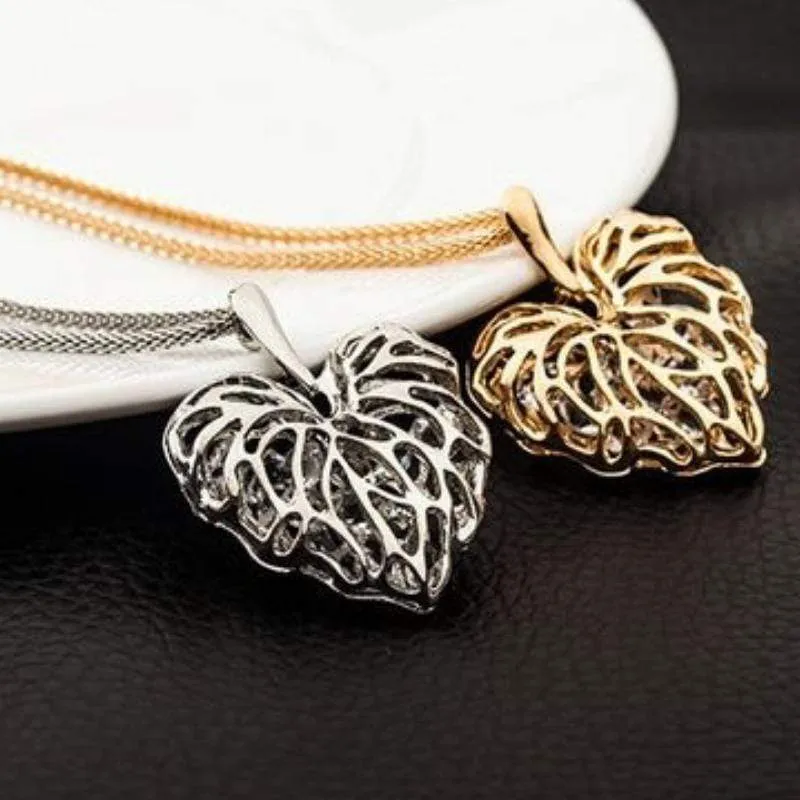 Hole Hearted Gold or Silver Necklace