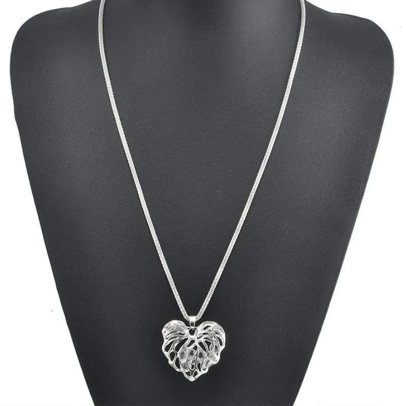 Hole Hearted Gold or Silver Necklace