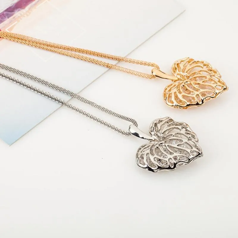 Hole Hearted Gold or Silver Necklace