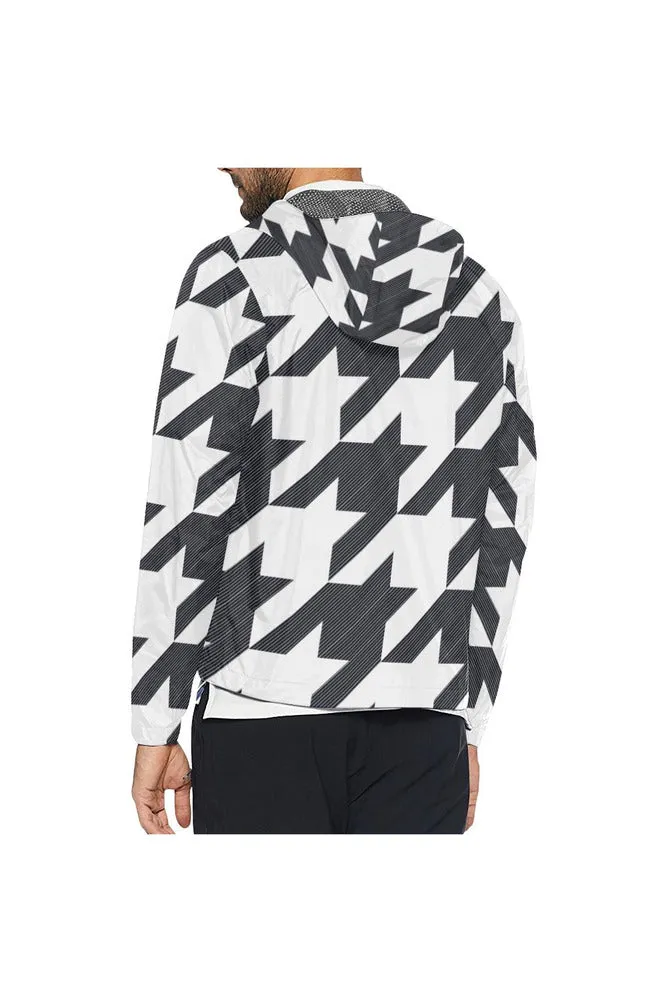 Houndstooth Windbreaker for Men