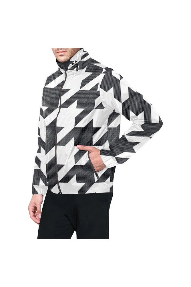 Houndstooth Windbreaker for Men