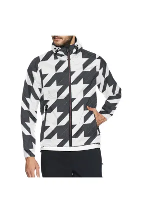 Houndstooth Windbreaker for Men