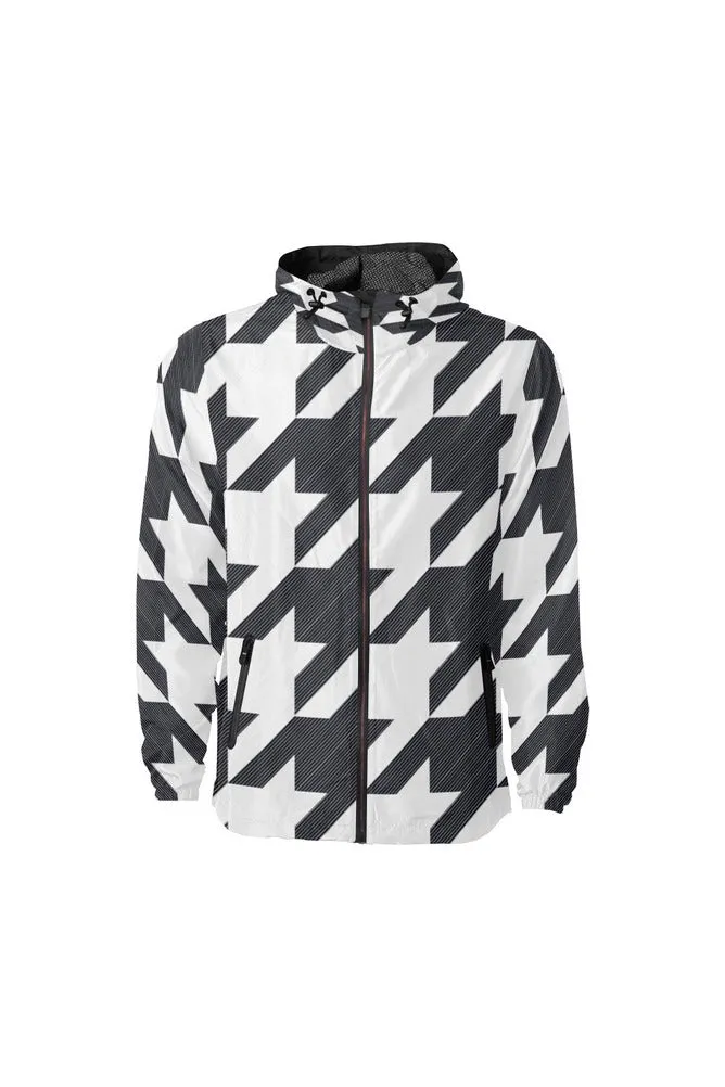 Houndstooth Windbreaker for Men