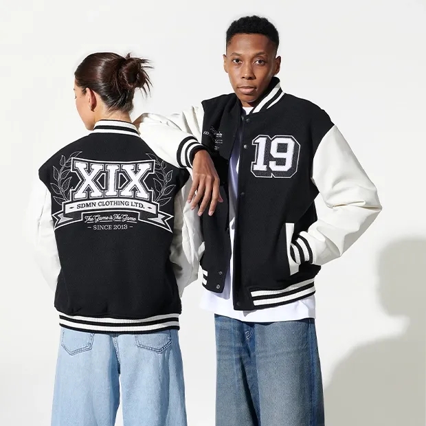 Imperial Varsity Letterman Jacket [Black/White]