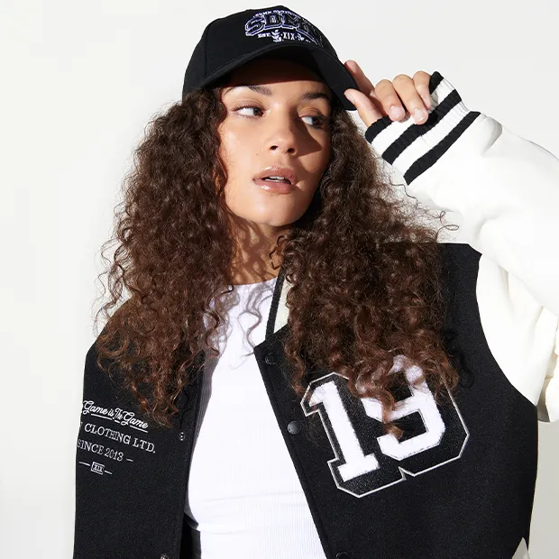 Imperial Varsity Letterman Jacket [Black/White]