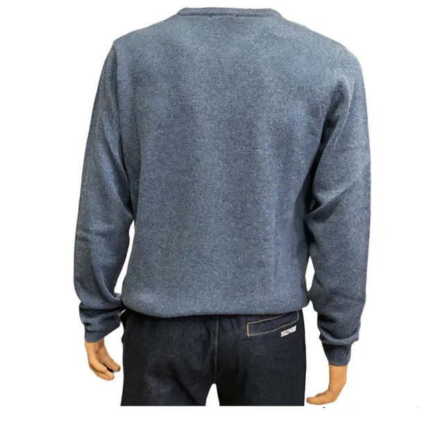 Italian Stories Men's blue Erba crewneck sweater