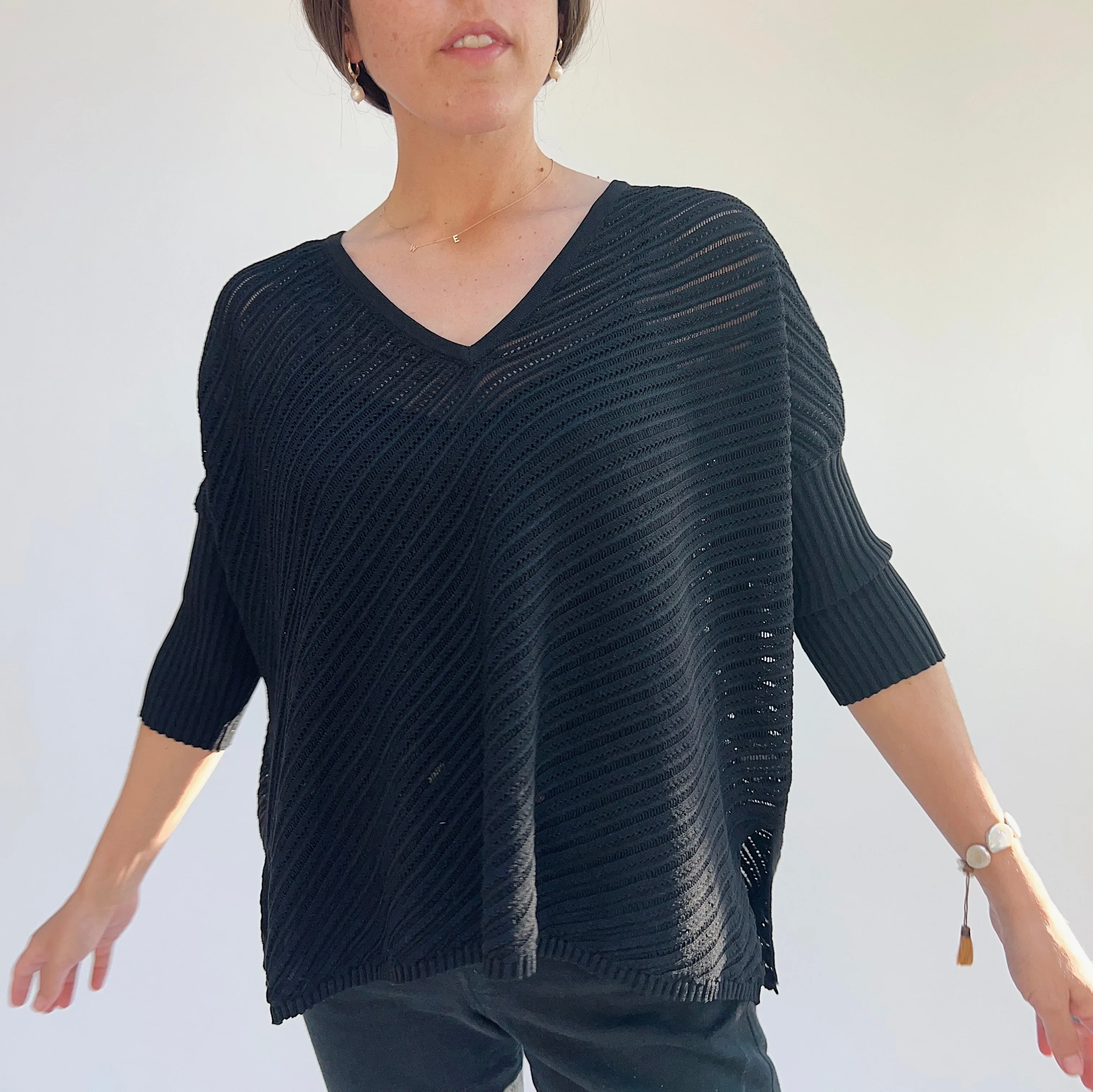 Kerisma | Zaza V Neck Top in Black