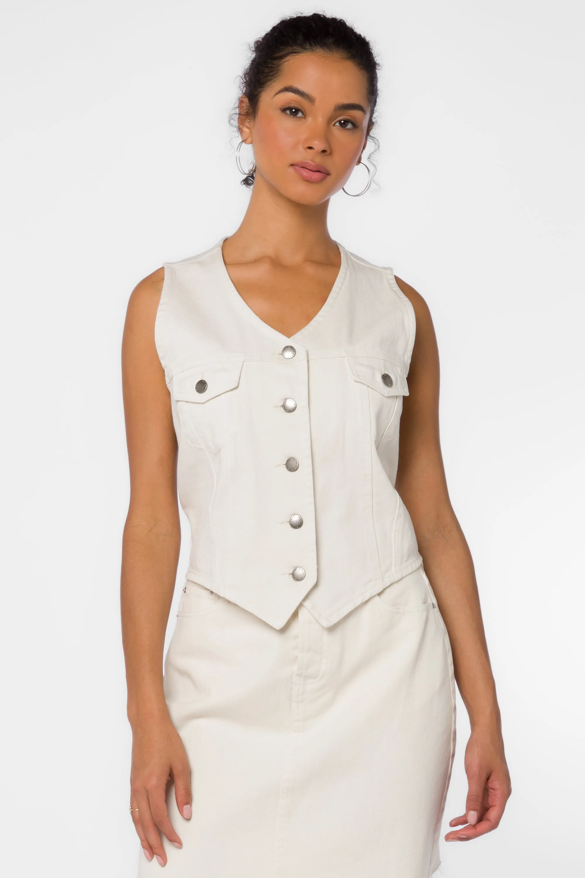 Kiana Ivory Vest