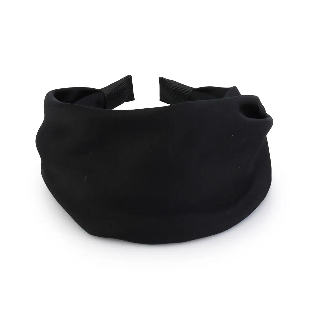 LARGE SATIN SCARF HAIRBAND