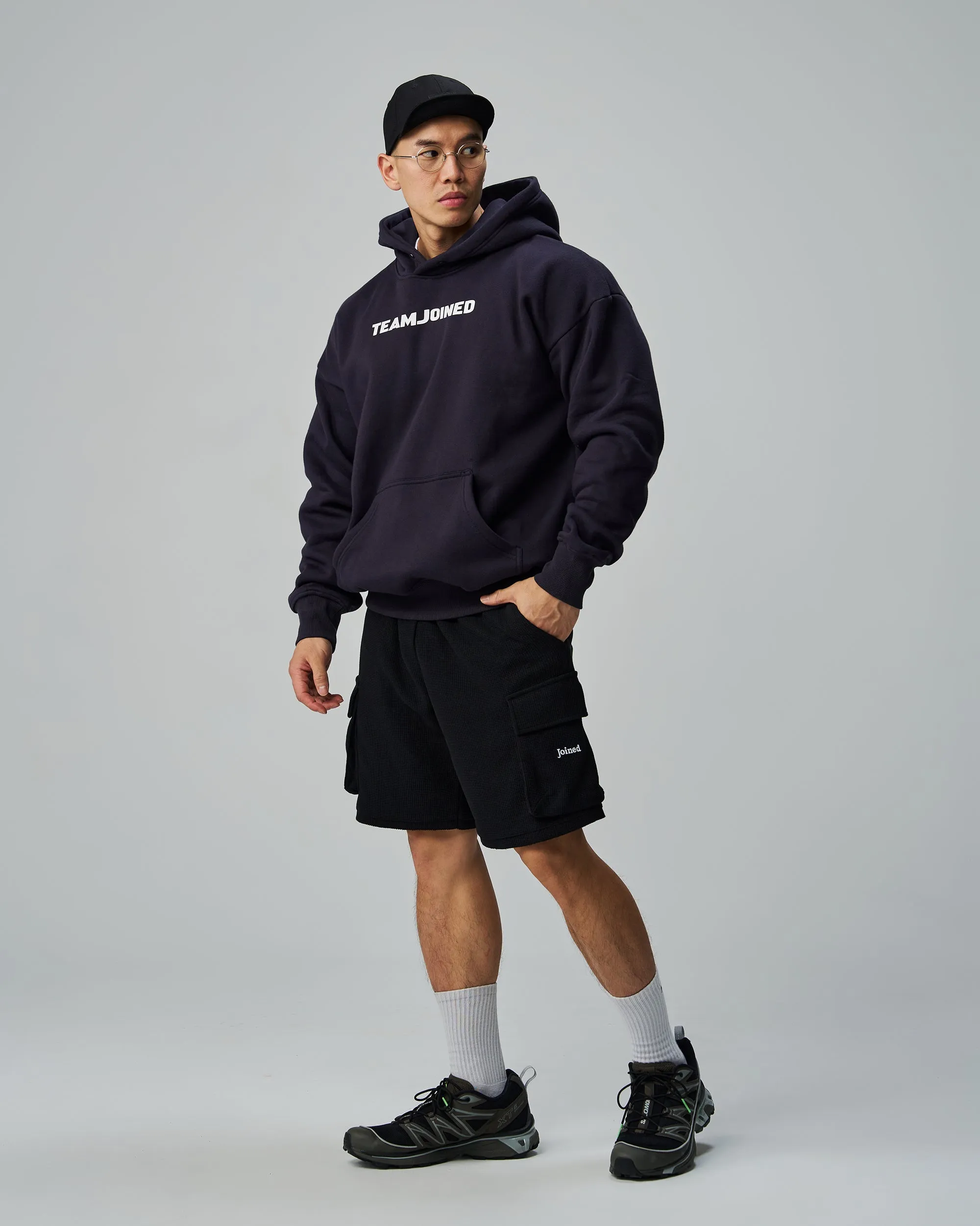 Logo Fleece Oversized Hoodie