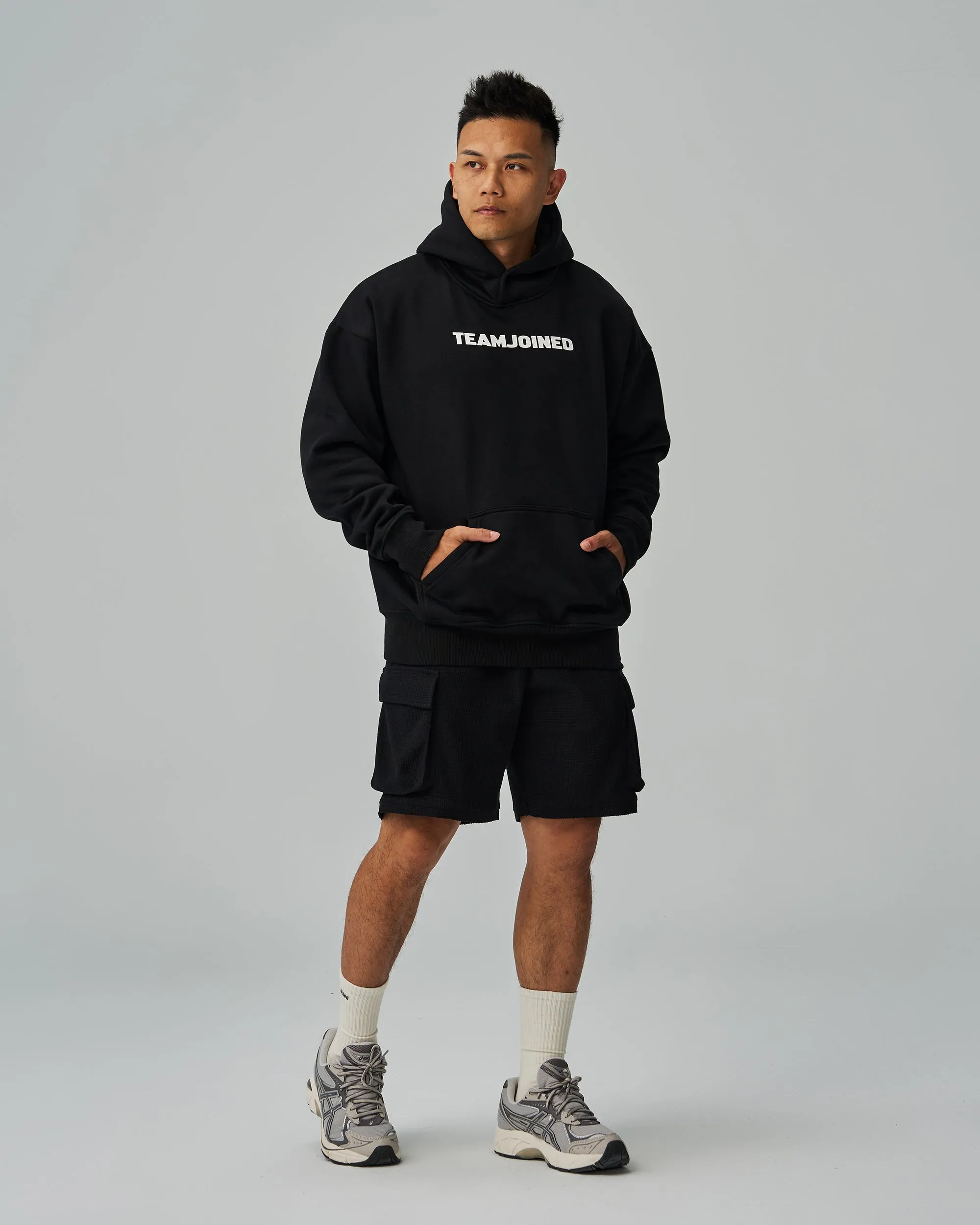 Logo Fleece Oversized Hoodie