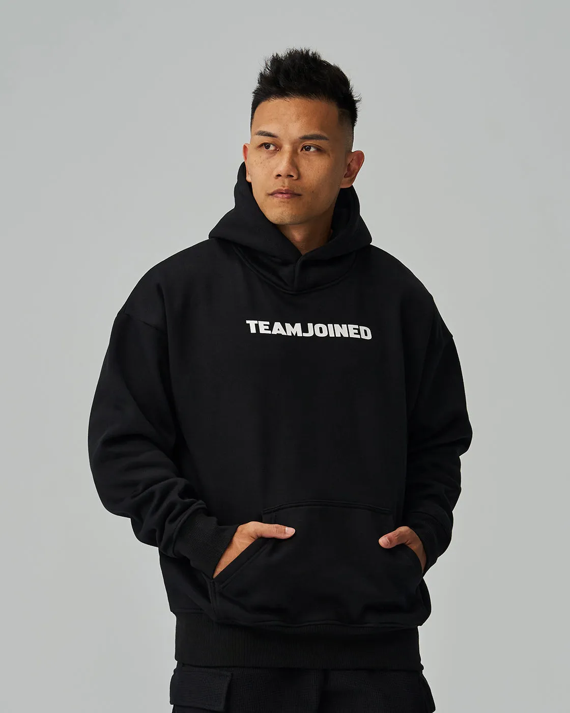 Logo Fleece Oversized Hoodie