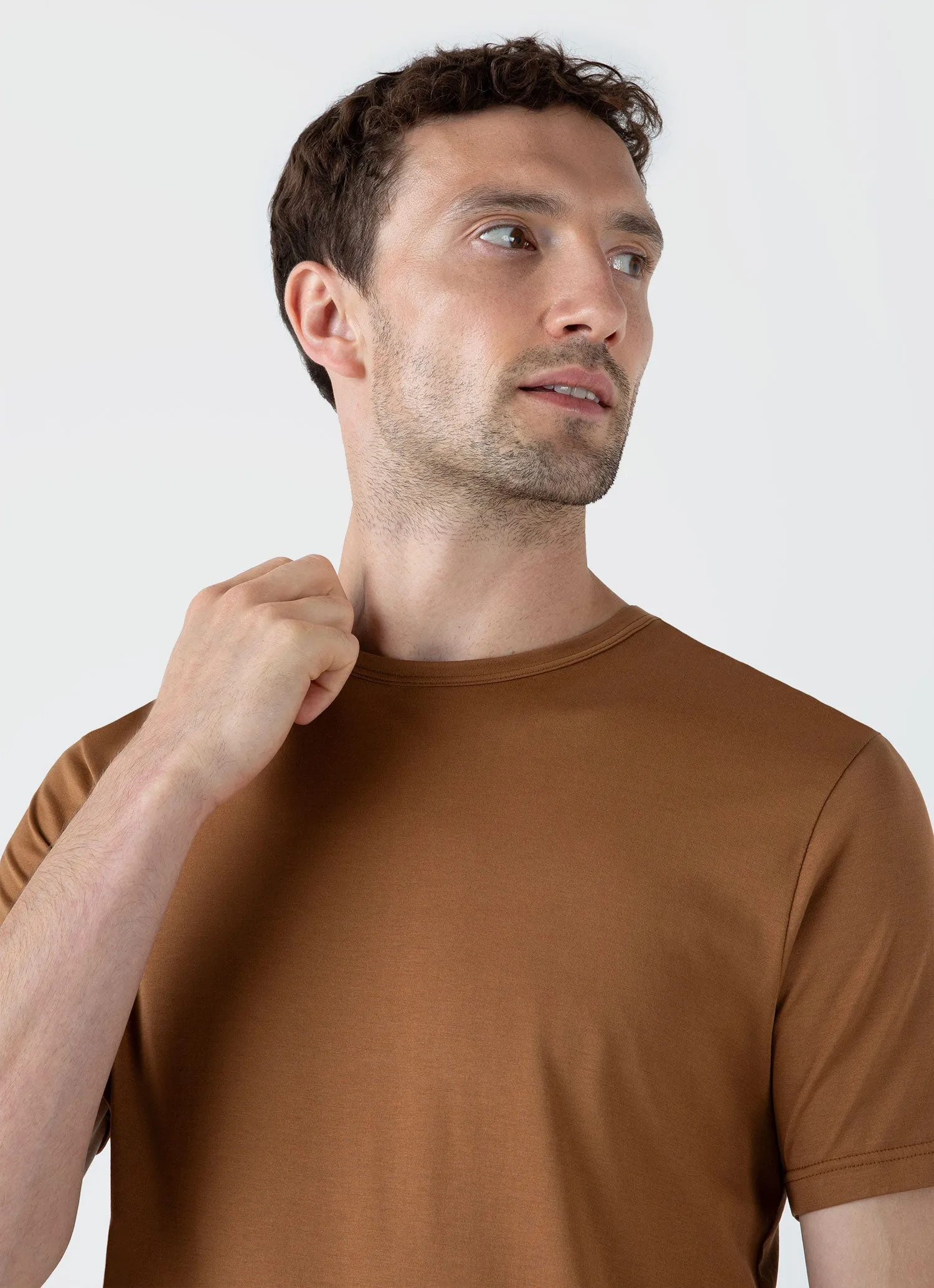 Men's Classic T-shirt in Dark Camel