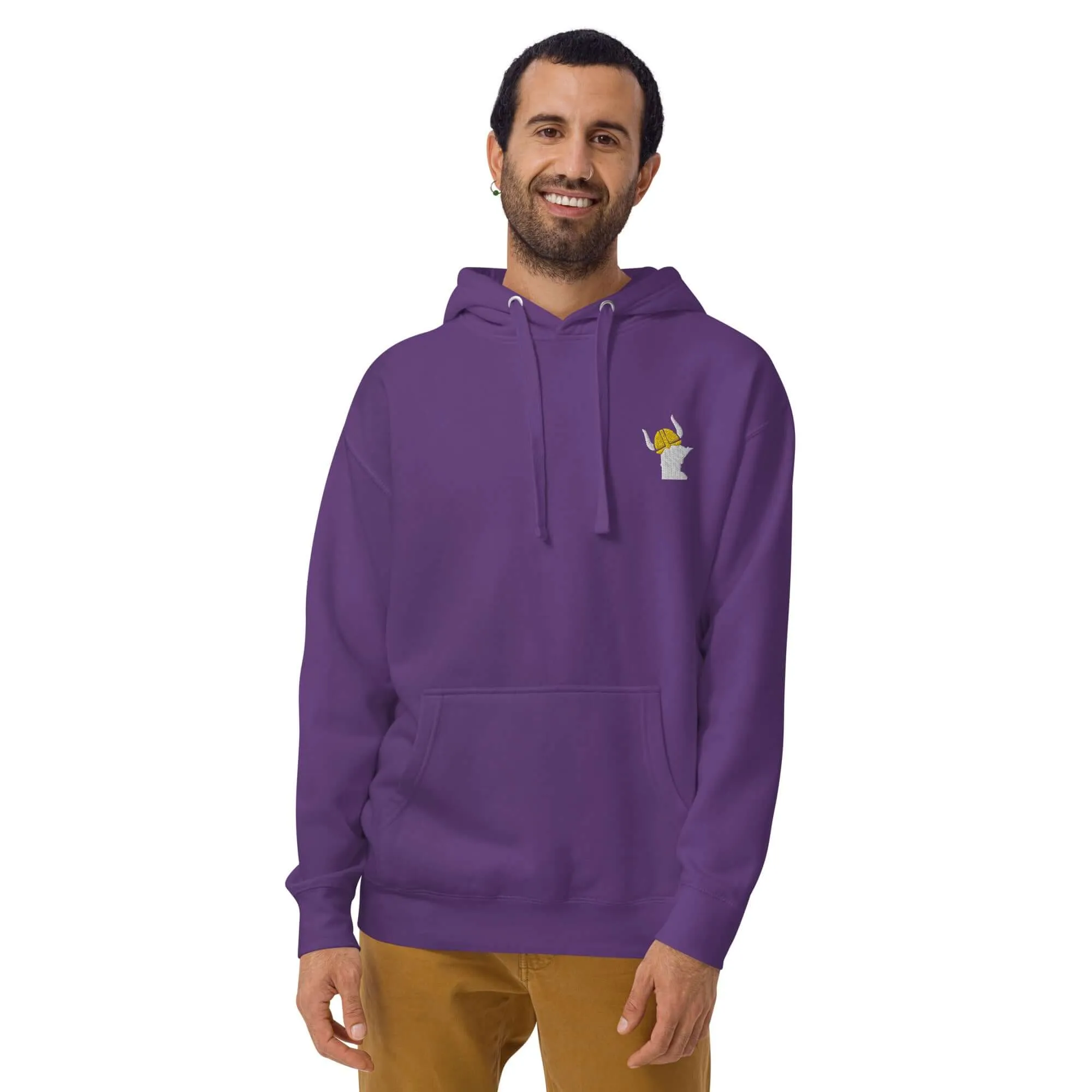 Minnesota Vikings Let's Skol Crazy Unisex Premium Hoodie