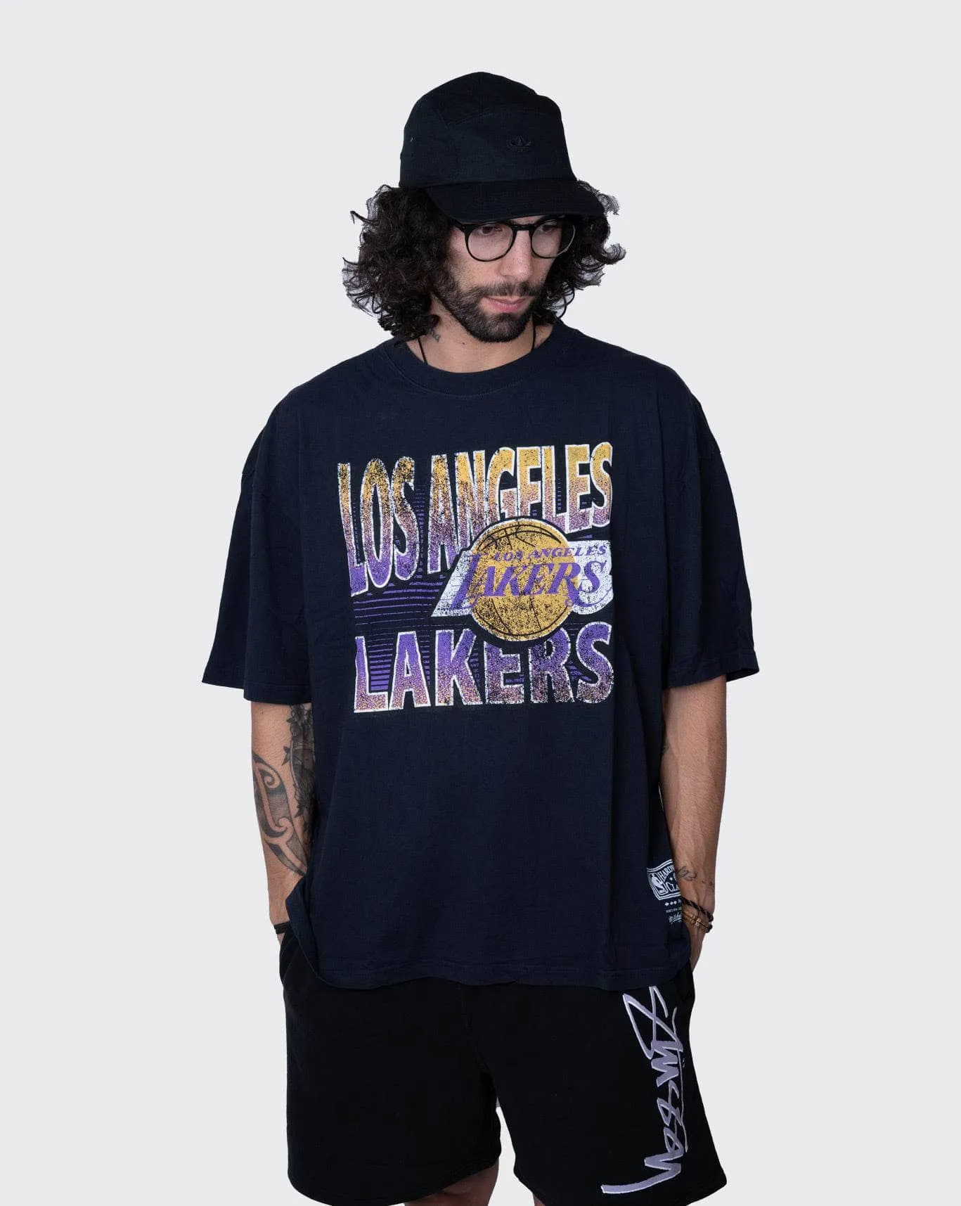 Mitchell & Ness Incline Lakers Stack Tee