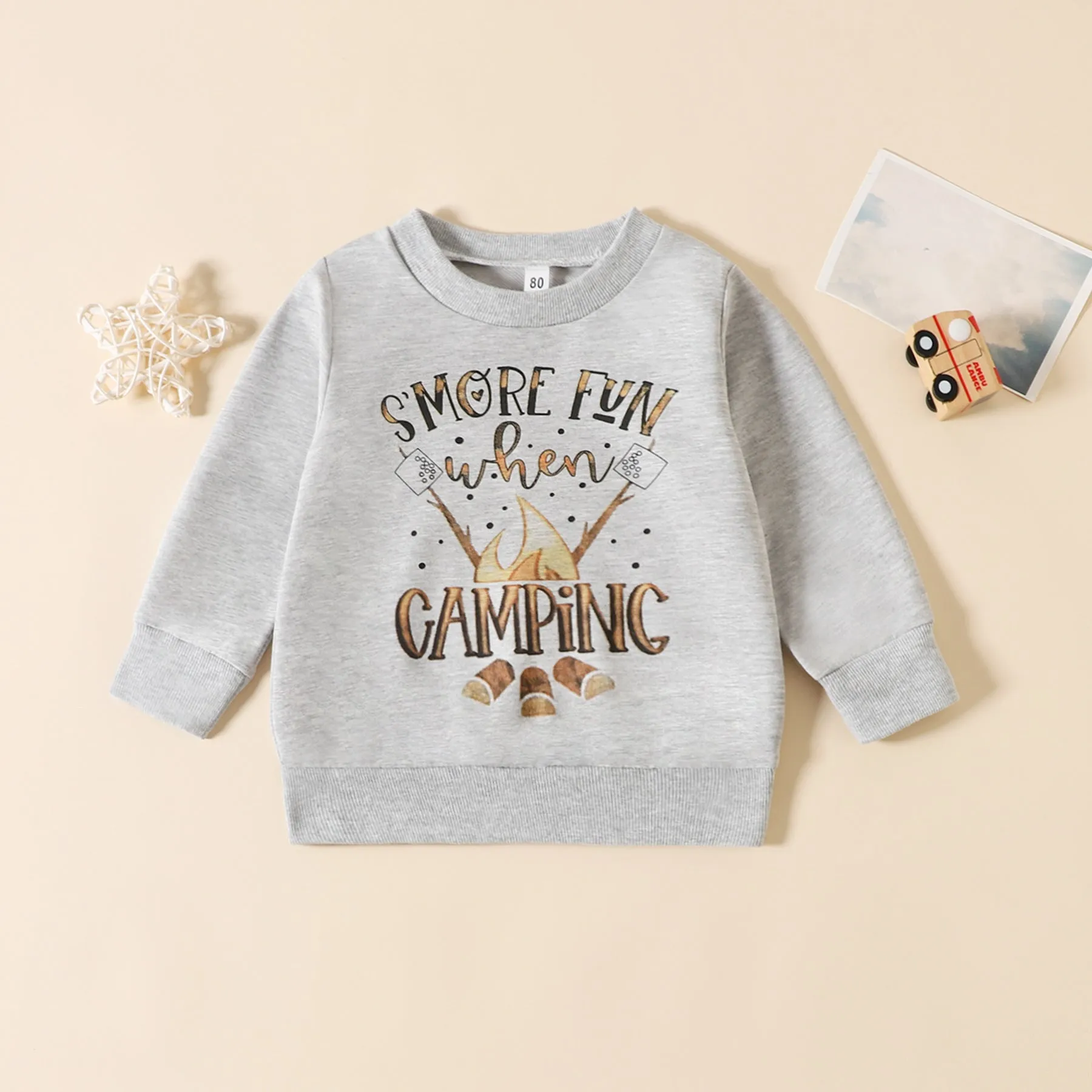 New Boys' Sweater Cartoon Letter Printed Sweater