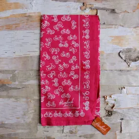 No. 053 Red Bicycle Bandana