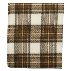 Norse Projects - Moon Checked Lambswool Scarf - Camel