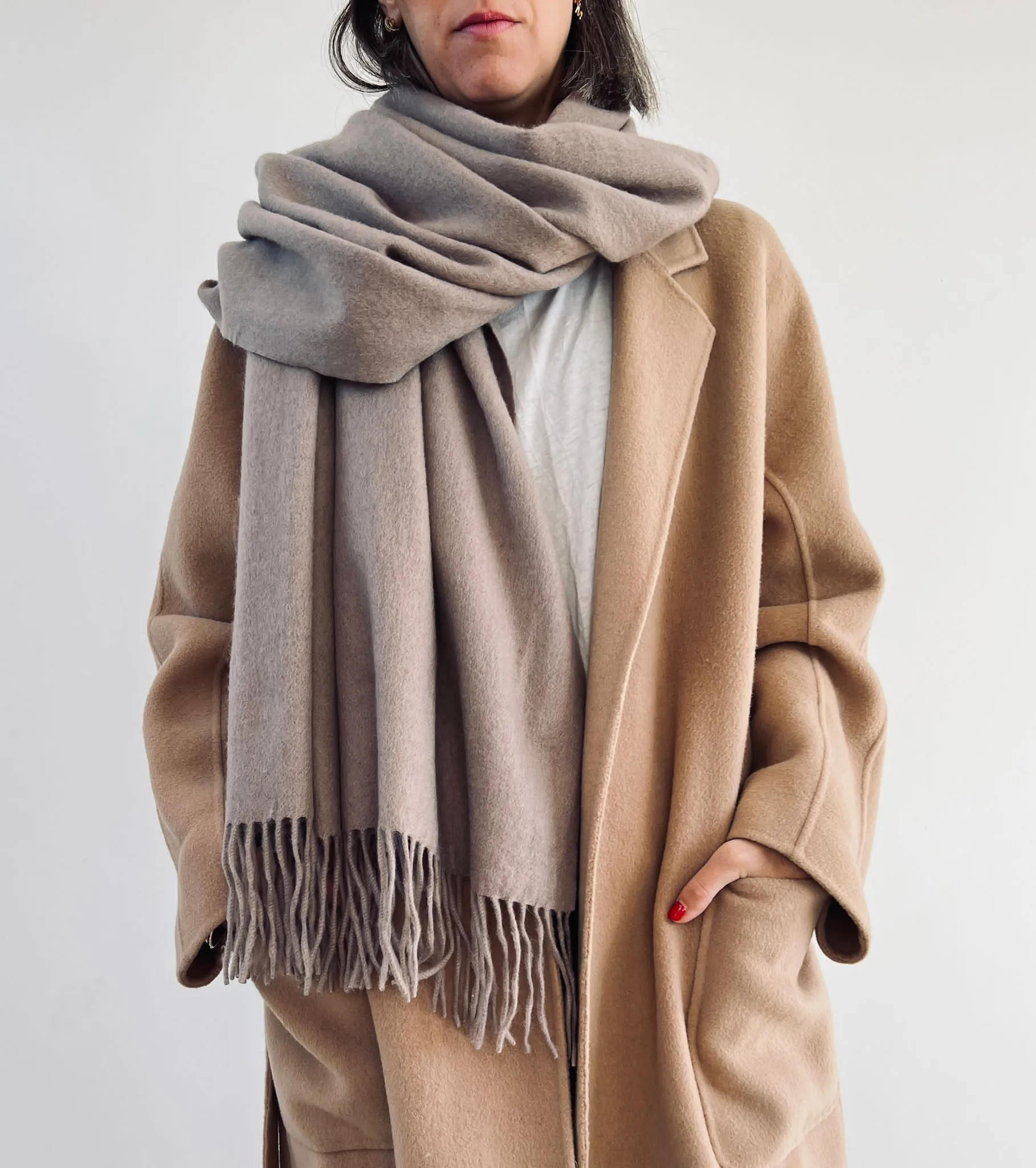 Oversized Cashmere Scarf