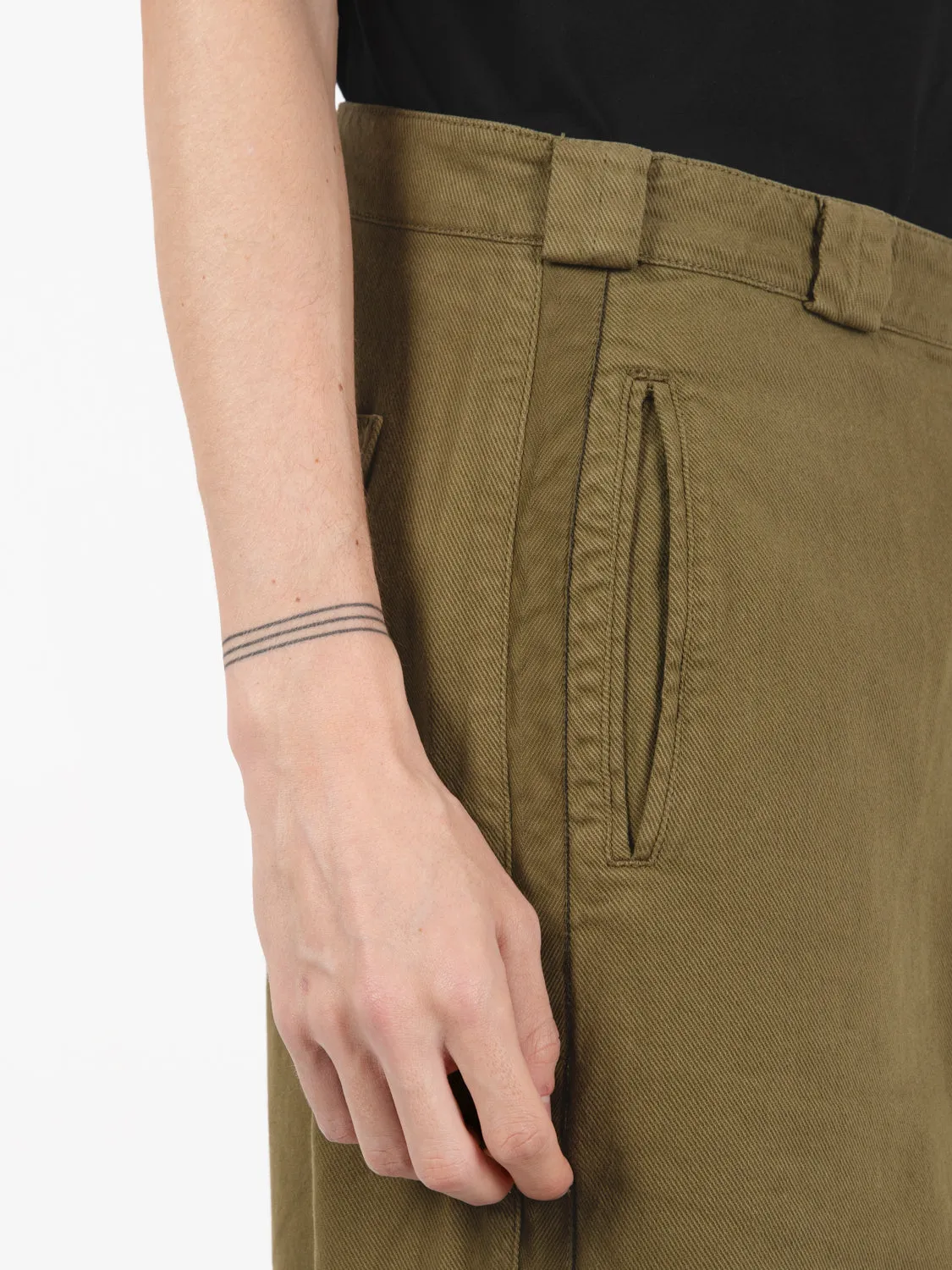 Pantaloni baseball babe Ruth olive