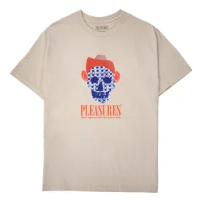 PLEASURES COWBOY T-SHIRT-BEIGE