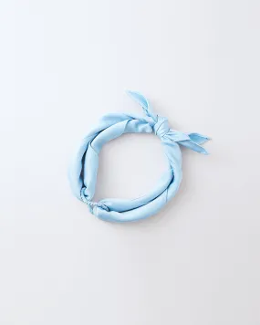 Powder Blue Textured Satin Headband