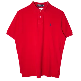 Ralph Lauren Embroidered Small Logo Poloshirt Red (M)