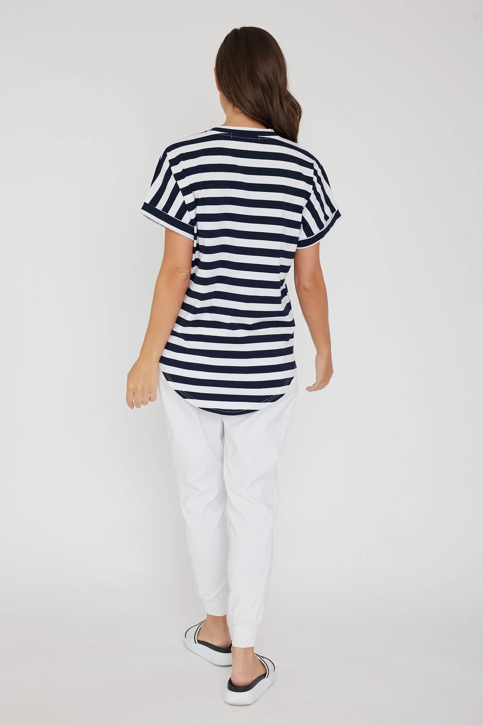 SANFORD Navy & White Stripe