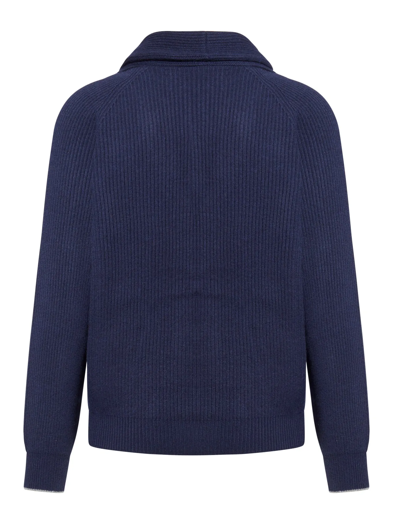 Shawl-neck cardigan