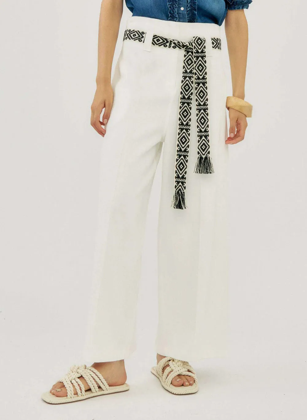 Silvian Heach White Trousers