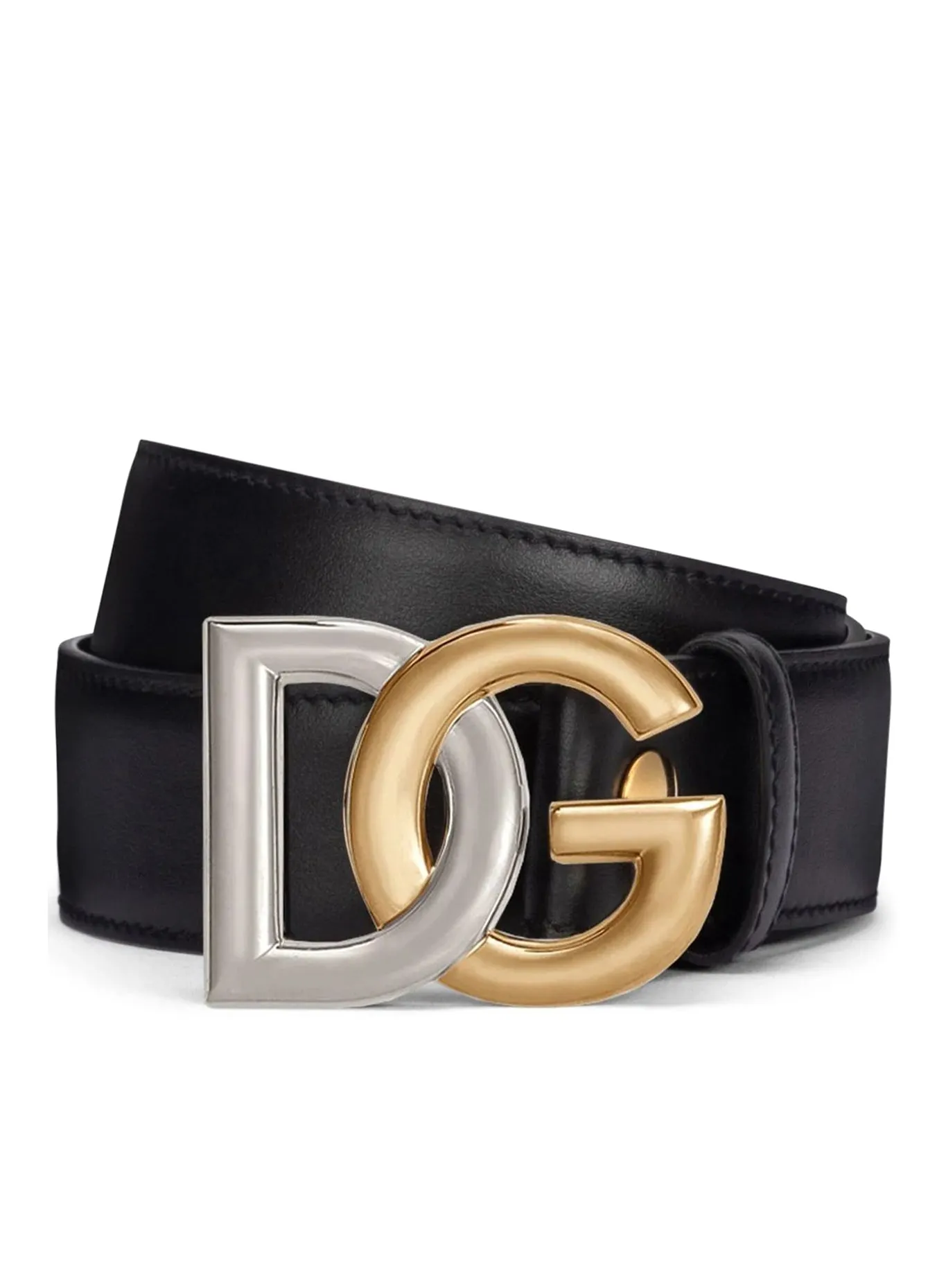 SMOOTH CALFSKIN LOGO BELT