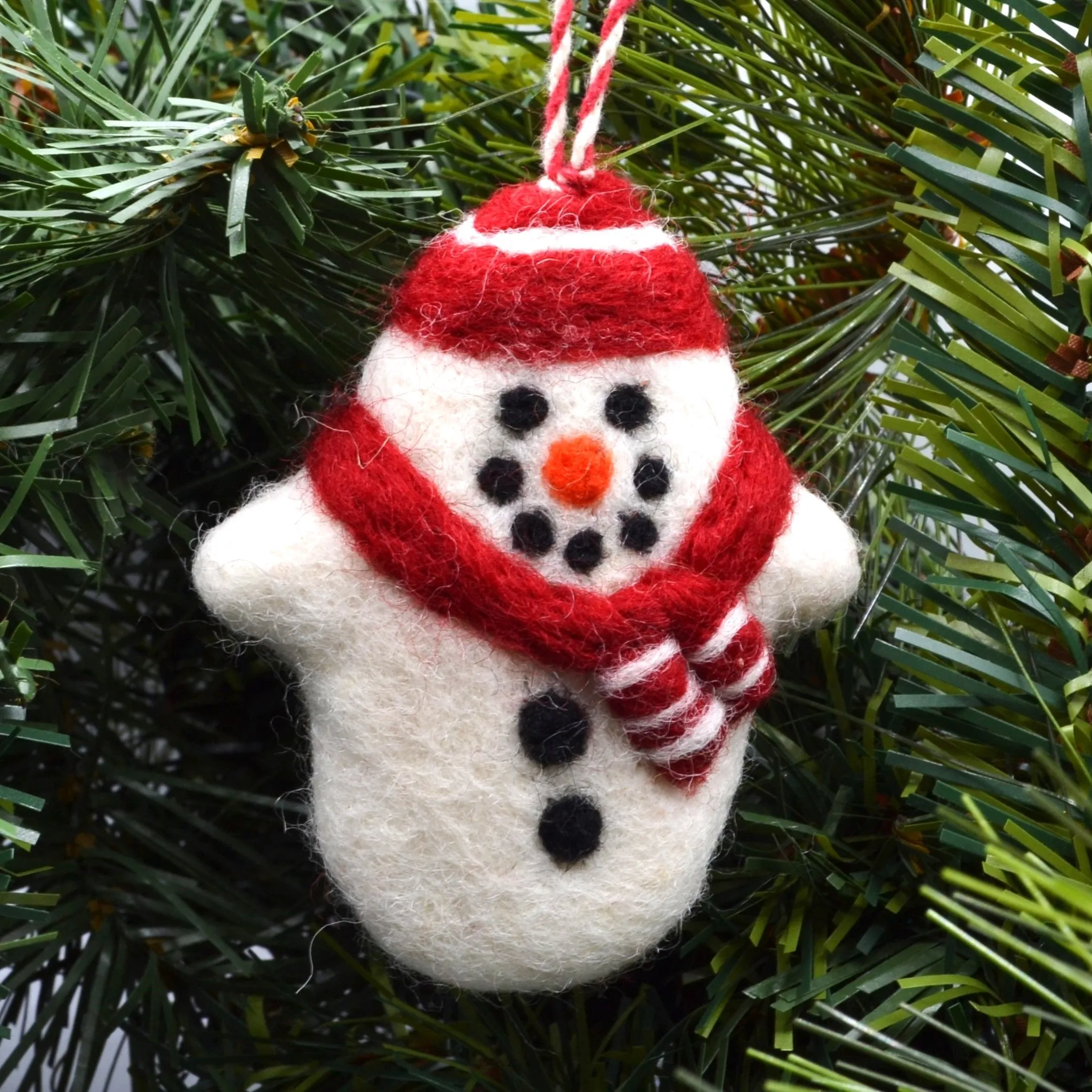 Snowman Felt Ornament