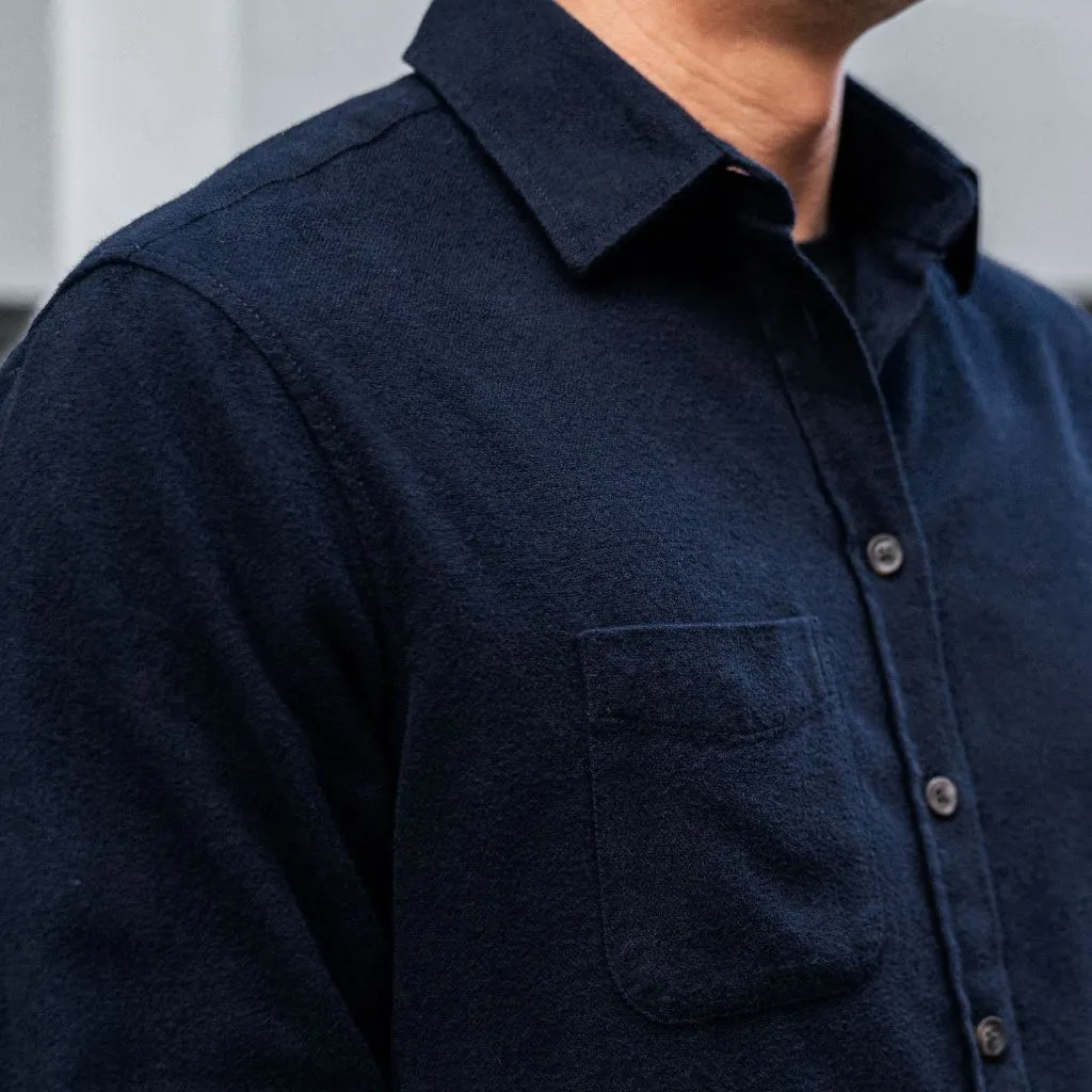 Solid Shirt | Navy