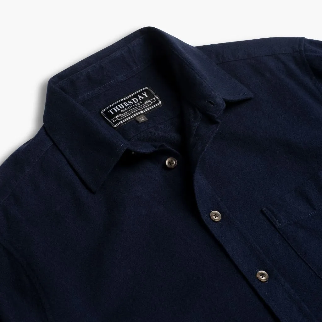 Solid Shirt | Navy