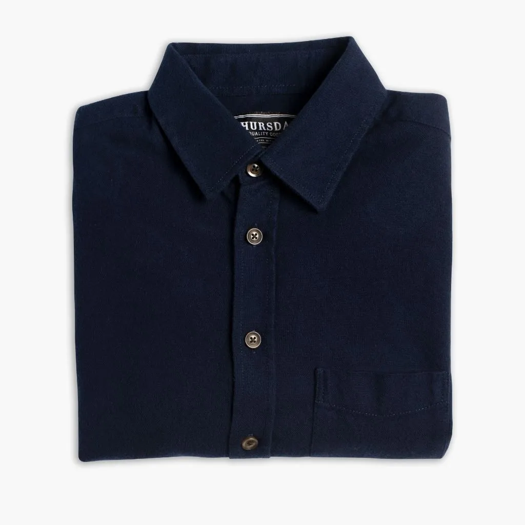 Solid Shirt | Navy