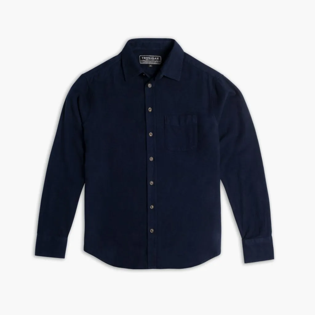 Solid Shirt | Navy