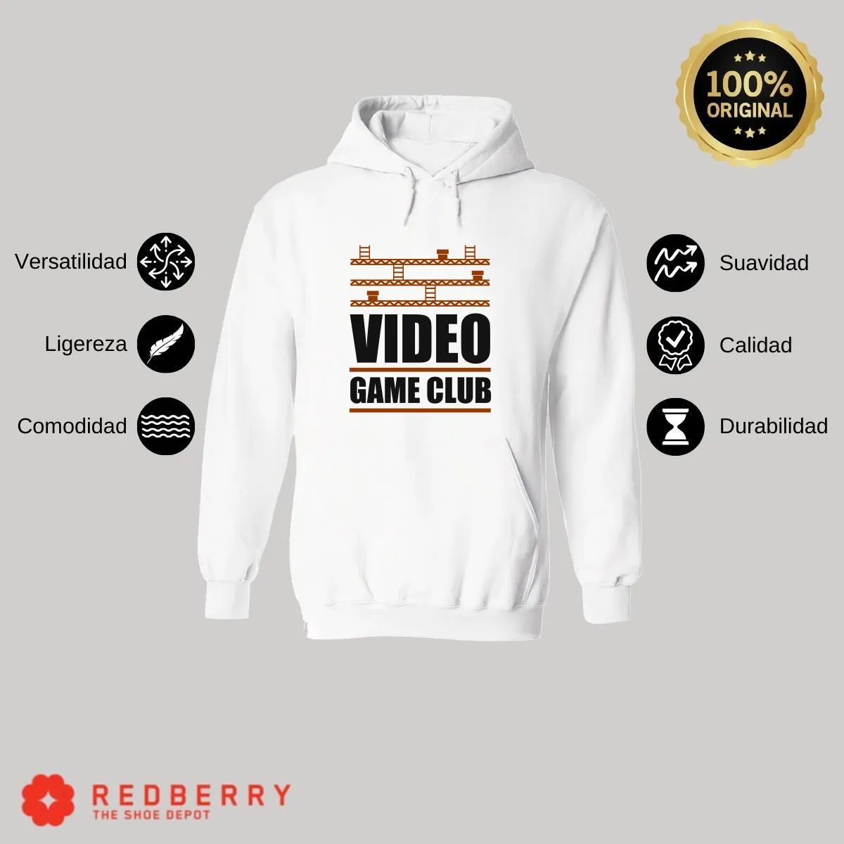 Sudadera Hombre  Hoodie Gamer Videojuegos Frases 099