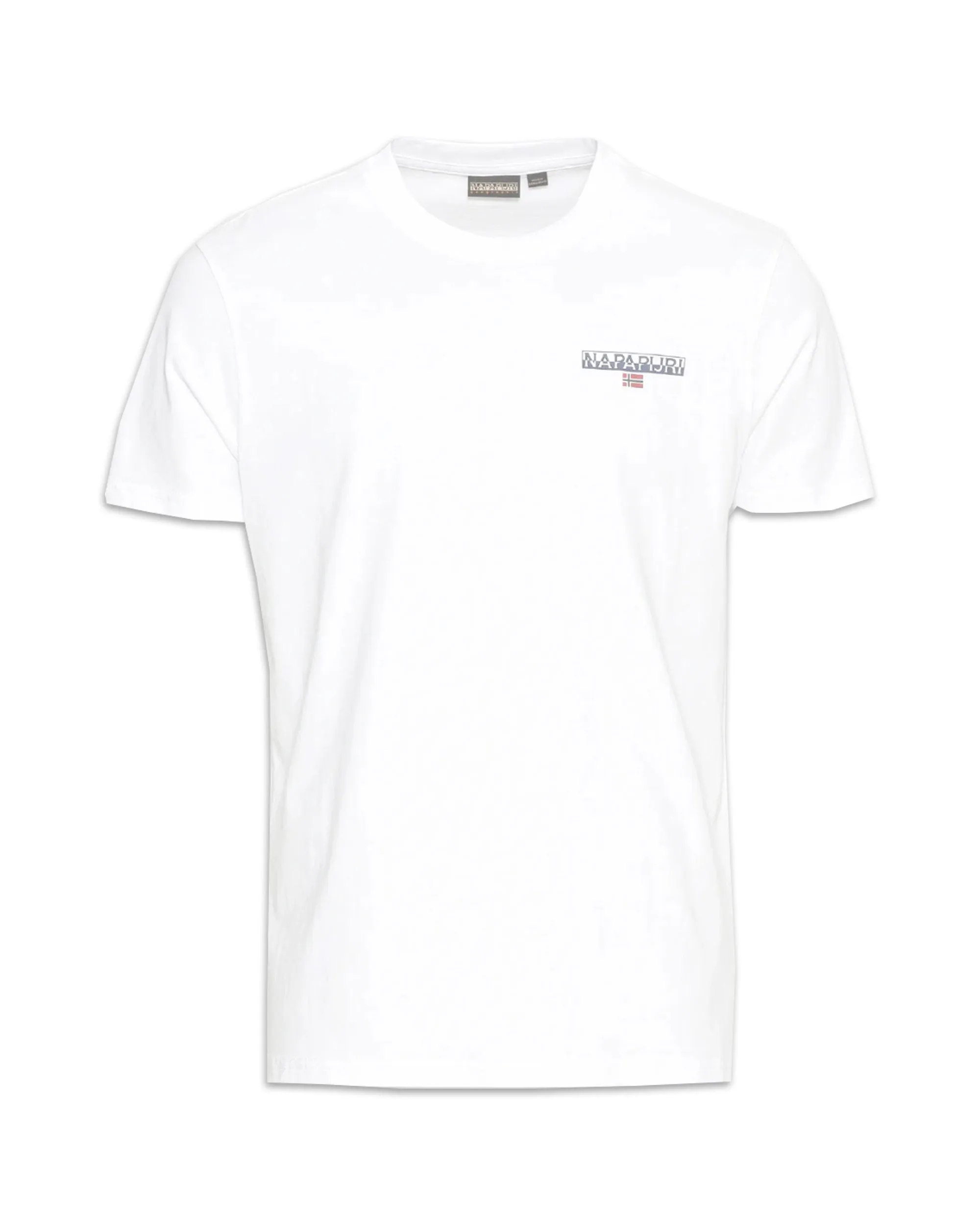 T-Shirt Uomo Napapijri Basic Logo Bianco