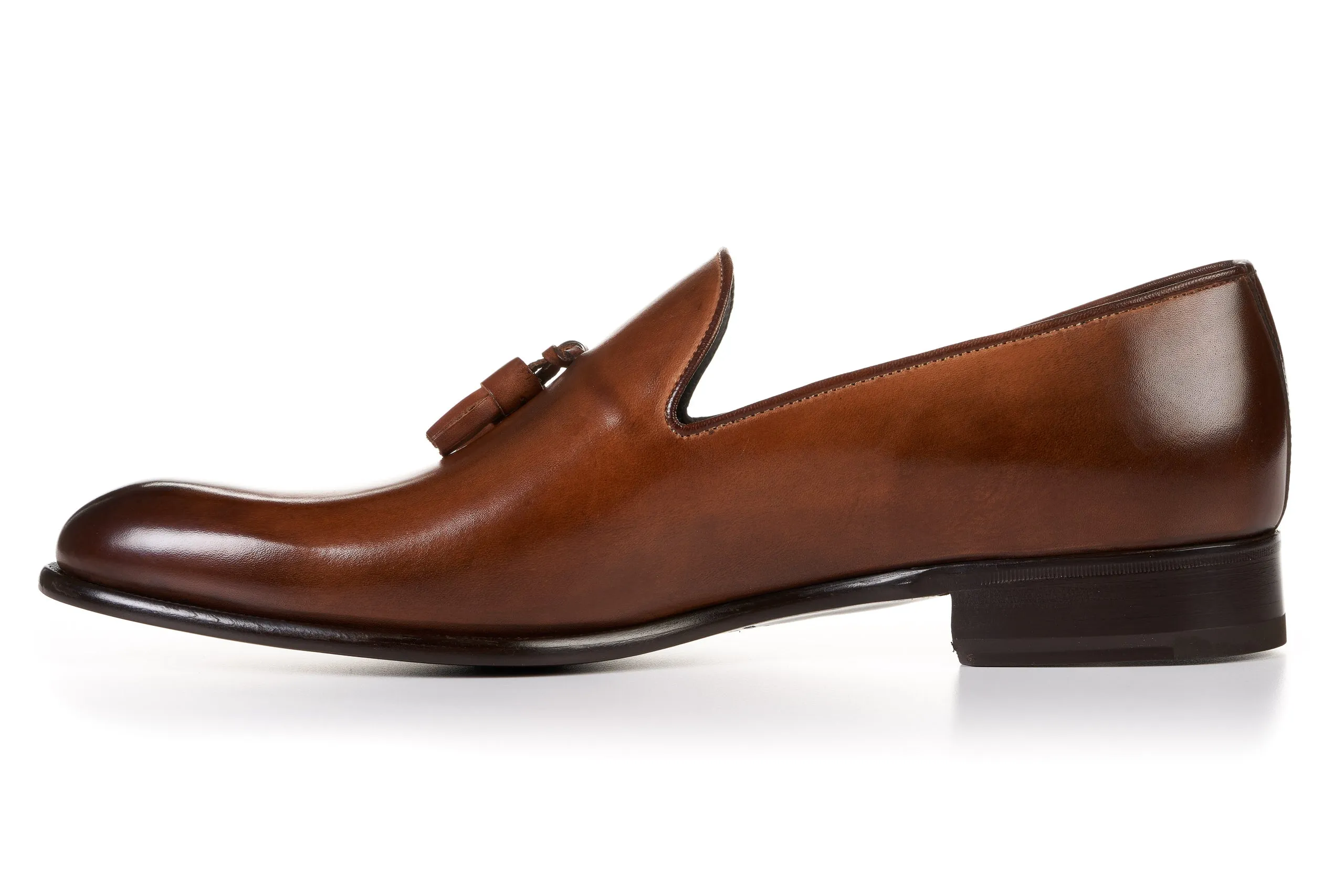 The Chaplin Tassel Loafer - Brown