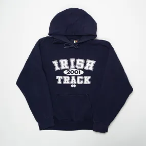 Vintage '01 Irish Notre Dame Track Hoodie (M)