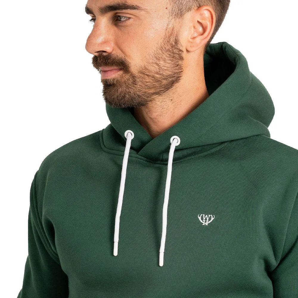 Walker & Hunt Understated Hoodie | Dark Green