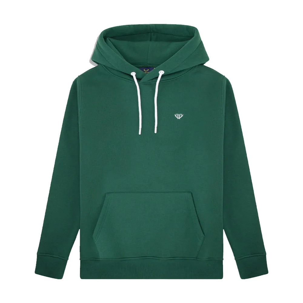 Walker & Hunt Understated Hoodie | Dark Green