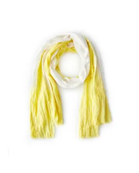 Yerse Jazmino Dip Dyed Lemon Scarf